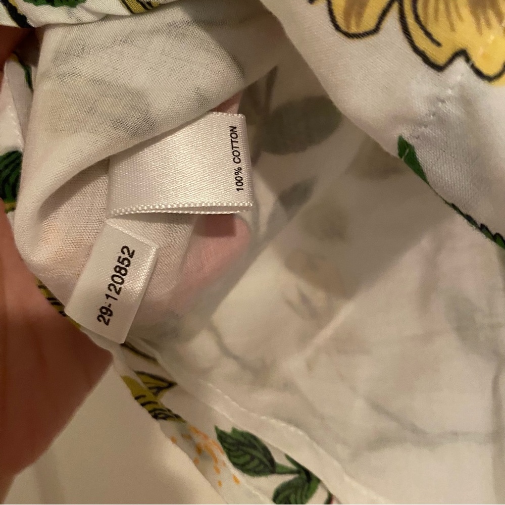 Ann Taylor Floral Blouse - Red, Yellow, Green - Picture 3 of 4